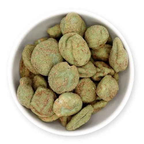 Frucht Wasabi Erdnüsse 1kg pikante Snacks asiatisch I geröstete Kerne I Wasabi Nüsse im Teigmantel I scharfe Knabbereien I Feinschmecker Salat Topping I würzige Nüsse in Premium Qualität 1001