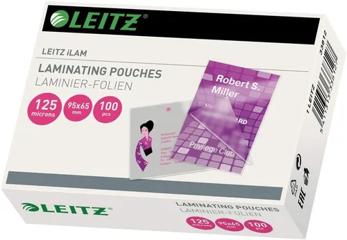 Folientasche 65x95mm 125mic LEITZ 33812 von Leitz
