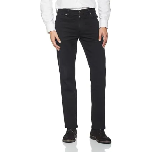 Wrangler Herren Durables Regular Fit Jeans, Schwarz, 34W/32L - Bequeme Regular Fit Jeans für Männer, unterhalb der Taille sitzend, ideal für jeden Anlass. Aus 99% Baumwolle, leicht elastisch, pflegeleicht und klassisch elegant.