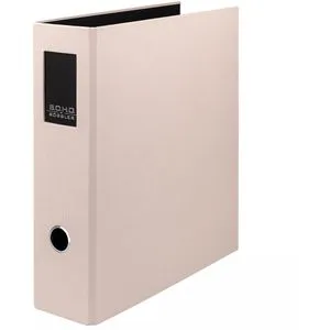 Rössler-Papier Ordner 1317452589 S.O.H.O., Karton, A4, 8,5cm, powder-rosa, mit Rückenschild