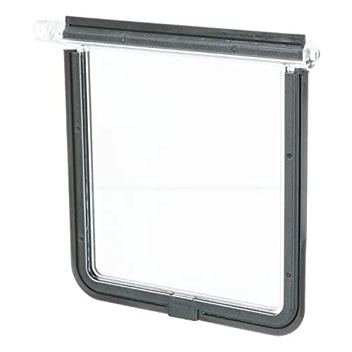 TRIXIE Nachfüllhalter für Katzenklappe 14,5 x 15,5 cm, Grau, 1 Stück