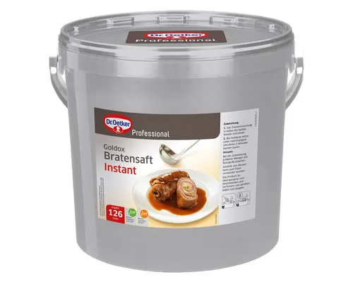 Dr. Oetker Küchenhelfer Saucen, ETO Bratensaft Instant Goldox kraeftig aromatisch zum Kochen 12kg