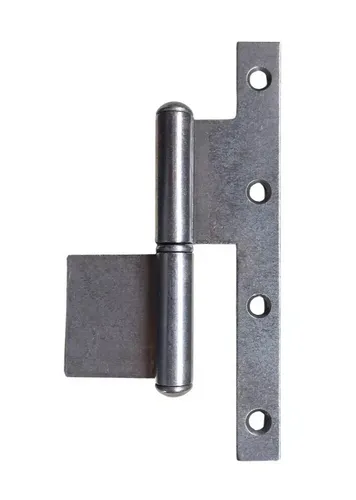 Scharnier 9 cm rechts zum Schrauben & Schweißen Anschweißscharnier Torscharnier