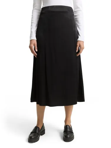 TOM TAILOR Satinrock High Waist Maxi mit Reißverschluss von Tom Tailor
