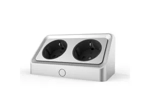 kalb Avena 2-fach Steckdosenleiste in schwarz von kalb Material für Möbel