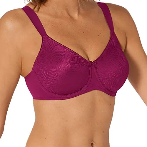 Triumph Essential Minimizer W X BH Damen, Violett (Fuchsia), 75C - Minimizer-BH für optimalen Halt in großen Größen, mit stabilen 3D-Formbügeln und verstellbaren, breiten Trägern für höchsten Tragekomfort.