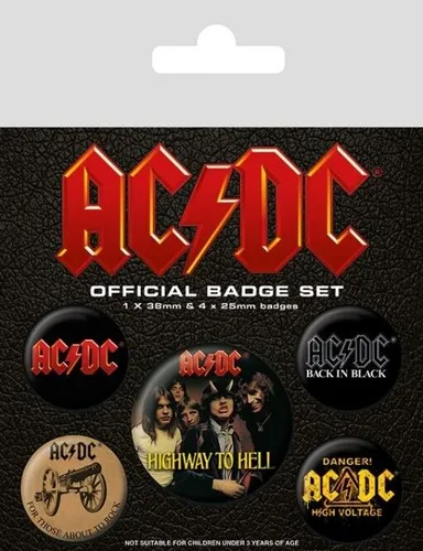 Ansteckbuttons von AC/DC