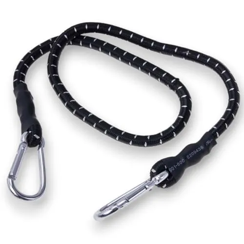 Stück Spannseil Expander mit Karabiner Spanngummis 80 cm Gepäckspanner stabile Karabinerhaken Spanngurt Gepäckgummi von all-around24 (2 x 80cm) 2