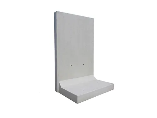 Diephaus L-Stein bewehrt Grau 205 x 100 x 115 x 8 cm von Diephaus