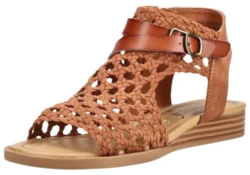 Blowfish Sandalen aus Kunstleder - Die Blowfish Sandalen überzeugen mit einem geflochtenen Obermaterial und einer verstellbaren Schnalle für optimalen Halt. Die leichte Keilsohle bietet Komfort und passt perfekt zu sommerlichen Looks. Ideal für jeden Anlass!