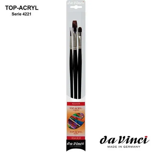 Da Vinci Pinsel Acryl- & Ölpinsel 3er Set von Da Vinci