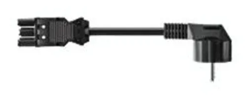 Bachmann Netzkabel 375.075, 2 m, Schutzkontakt-Stecker / GST18i3-Buchse