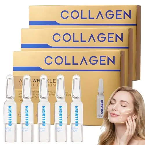 Stück Hautpflegeset Kollagen Ampullen Gesicht Für Anti Falten,Gesichtsserum Ampullen,Gesichtsampullen,Tiefenwirksame Reparatur- Und Feuchtigkeitspflege,Geeignet Für Dekolleté,Hals Und Gesicht 21