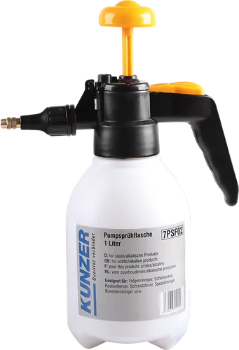 Kunzer Pumpsprühflasche Druckpumpzerstäuber Säure- und lösemittelbeständig 1L