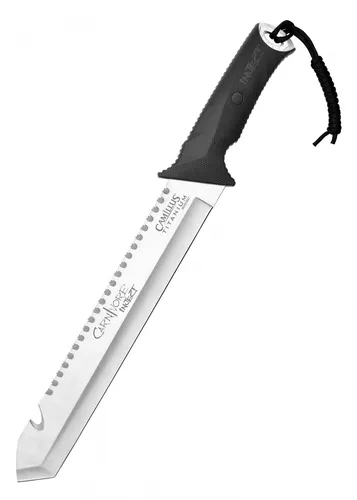 Camillus Machete Carnivore Inject - 45,7 cm Edelstahlklinge mit Scheide, zusätzliches Messer im Griff und leichtes Design für Outdoor-Abenteuer