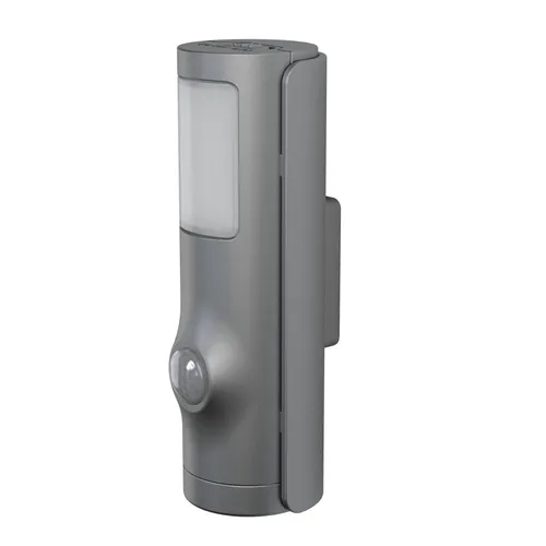 Osram LED-Nachtlicht Nightlux Torch mit Licht- & Bewegungssensor 10,8 cm kaltweiß silber