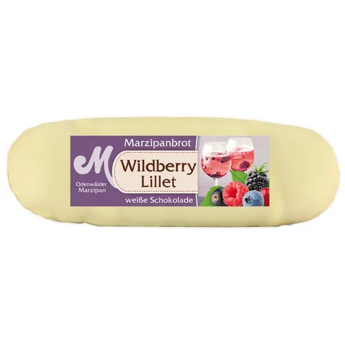 Odenwälder Marzipan Brot Wildberry Lillet mit weißer Schokolade 100g