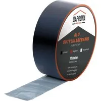 DAPRONA Butylband 10m x 50mm - Hochwertiges Panzertape für Abdichtungen - Butyl-Klebebänder für langlebige Abdichtungen, wasserfest und hitzebeständig, ideal für Fenster, Dachrinnen und mehr.