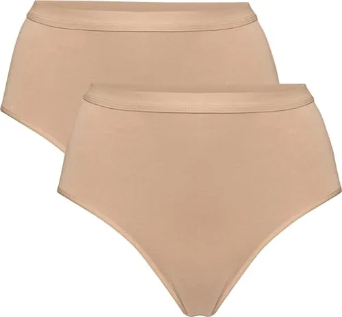 con-ta Damen-Formslip 2er-Pack Single-Jersey Haut Größe 52