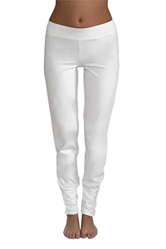 Produktbild Leela Cotton Damen Yogahose aus Bio-Baumwolle (XL, naturweiß)