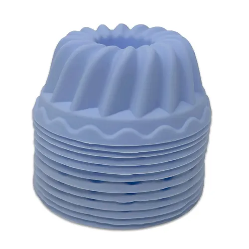 48x Silikon Mini Gugelhupf Backformen Gugelhupfformen Kuchen Muffins Kuchenform