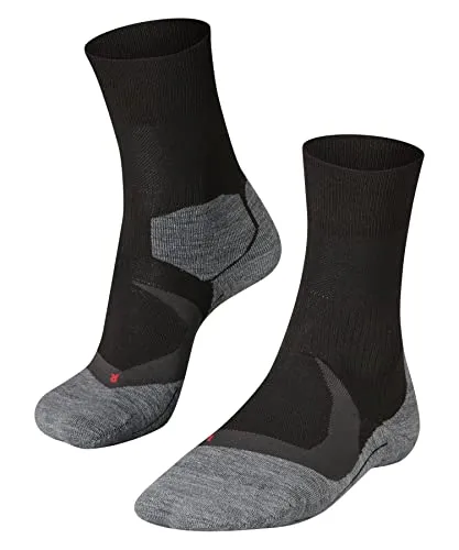 FALKE Funktionssocken RU4 Cool für Herren - Die FALKE RU4 Cool Socken in black-mix bieten optimalen Komfort und Schutz für Läufer. Mit atmungsaktiven Meshzonen und feuchtigkeitsregulierendem Material sind sie ideal für intensive Läufe an warmen Tagen.