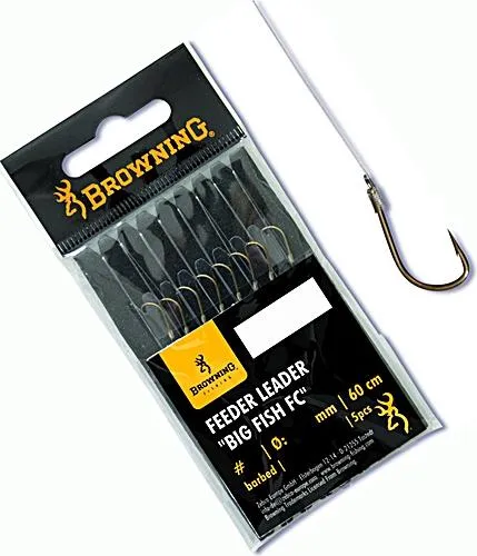 Browning Feeder Leader Big Fish FC Bronze #12 2,7KG Ø 0,19mm 60cm / Vorfachhaken