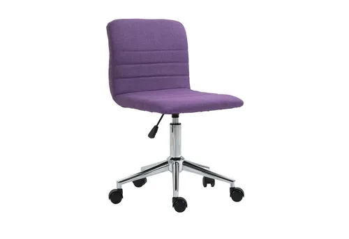 SVITA Linus Kinder Drehstuhl Lila - Höhenverstellbarer Drehstuhl für Kinder ohne Armlehnen - Ideal zum Lernen und Platzsparend - Bequeme Polsterung für langen Sitzkomfort