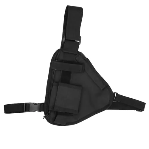 Leopacat Chest Rig, Security Weste Brusttasche Radio Walkie Talkie Brusttasche Harness Taschen Pack Rucksack Für Rettungswesentliche Weste Baustellen Camping