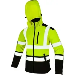 Softshelljacke SOFTREF gelb L in gelb von Artmaster