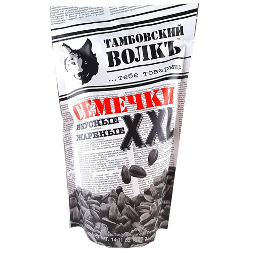 Sonnenblumenkerne Tambovsky Volk XXL geröstet 400g  семечки тамбовский волк