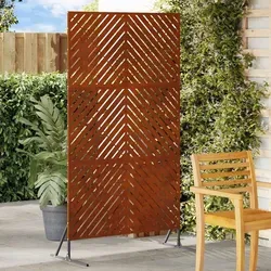 Maison Exclusive Sichtschutz Grau 100 x 50 x 180 cm aus Stahl