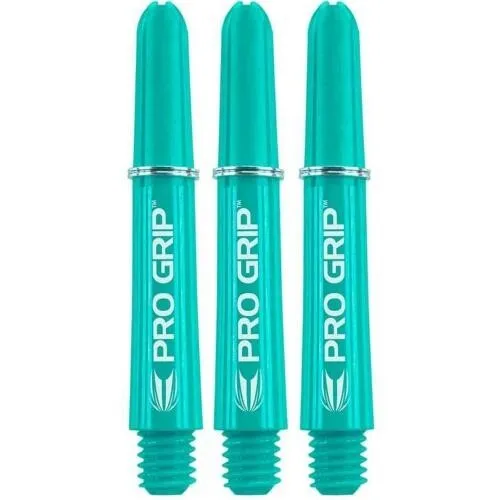 Target ProGrip Shafts, Aqua Green, 3 Stück im Set, Short, Länge: 34mm
