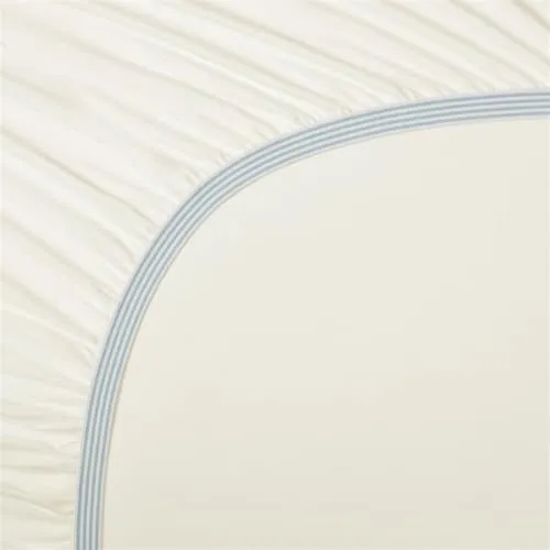 Pip Studio Jersey Lycra Spannbettlaken 140x200 in weiß von Pip Studio