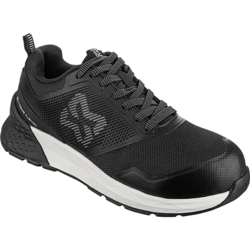 WÜRTH MODYF Sicherheitsschuhe S1P Daily Race schwarz-weiß - Metallfreie Arbeitschuhe für Herren und Damen - Sicherheitsschuhe S1P mit durchtrittsicherer Fiberglaszehenkappe. Atmungsaktives Textilmaterial sorgt für hohen Tragekomfort. Perfekt für warme Arbeitsumgebungen und hitzebeständig dank rutschfester Gummisohle.