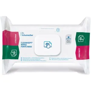 Dr. Schumacher Cleanisept Wipes Forte Maxi 100 Tücher 100 gebrauchsfertige Tücher zur Schnelldesinfektion 00-235-T100