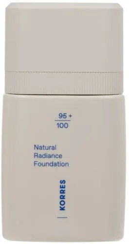 Korres Natural Radiance Foundation Light 01 - 30 ml - Make-up mit mittlerer Deckkraft für ein taufrisches, strahlendes Finish. Angereichert mit Pfingstrosenextrakt und Hyaluronsäure für eine feuchtigkeitsspendende, natürliche Ausstrahlung.
