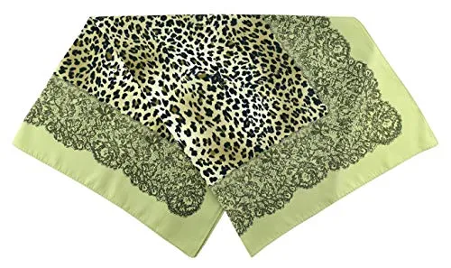 TigerTie Damen Nickituch in grün olivgrün braun gemustert in grün von TigerTie