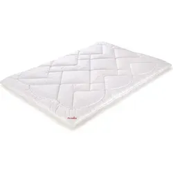 Paradies Winterbettdecke Anela Bio 155x220 cm - Seidig weich & warm - Bettdecken für kalte Winternächte, mit Aloe Vera Gewebeveredelung für ein sanftes Gefühl und kuscheliger Paradies Fill Füllung für optimalen Wärmekomfort.