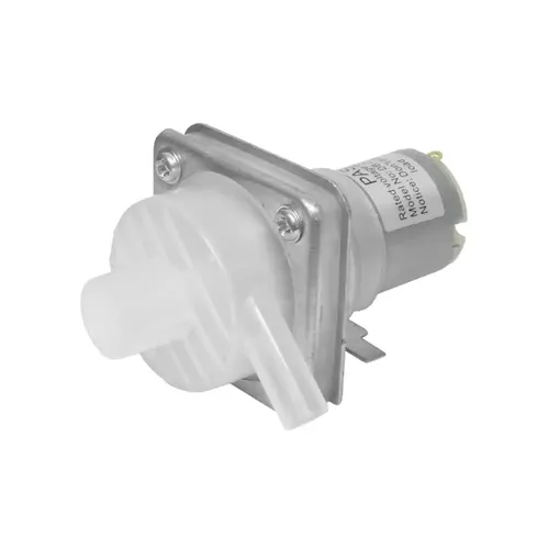 DC-Wasserpumpe mit Montagewinkel, 8...12V-, max. 0,3A, 3l/min., 1,2m, 78x63x44mm