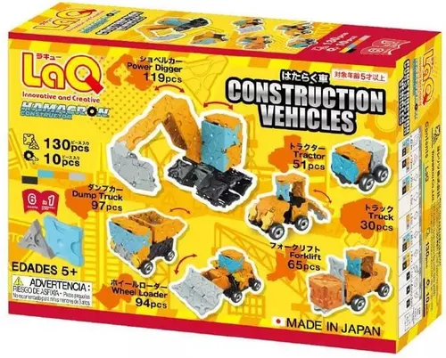 LaQ-Lernbausteine „Baumaschinen“ für kreatives Bauen