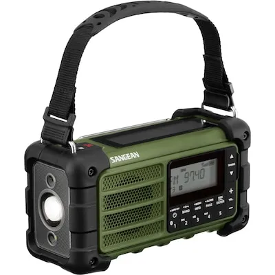 Sangean MMR-99 - Outdoorradio UKW, MW Notfallradio, Bluetooth und Solarpanel, ideal für Abenteuer in der Natur