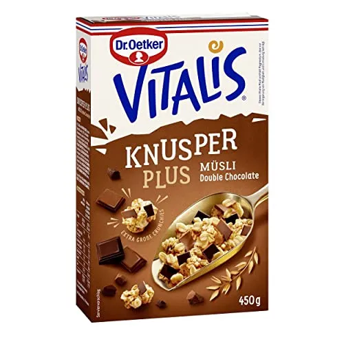Dr. Oetker Vitalis KnusperPlus Double Chocolate von Dr. Oetker