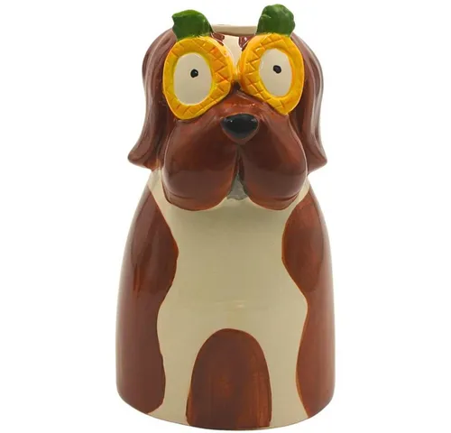 Dekohelden24 Dekovase - Vielfältige, figürliche Dekovasen mit humorvollem und warmem Design, ideal für kreative Raumgestaltungen.