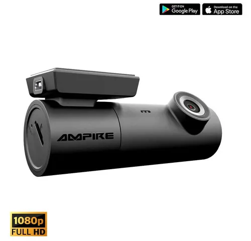 AMPIR DC1 Dashcam Kamera mit WiFi und GPS - Dashcam mit Full-HD 1920x1080 Pixel Auflösung und integriertem GPS zur präzisen Positionsbestimmung. Ideal für sicheres Fahren und einfache Smartphone-Steuerung.