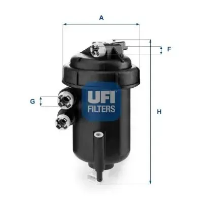 UFI Kraftstofffilter 55.127.00 von UFI