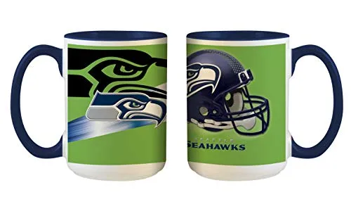 Seattle Seahawks 3D Inner Color Tasse Becher Kaffeetasse Mug 445ml