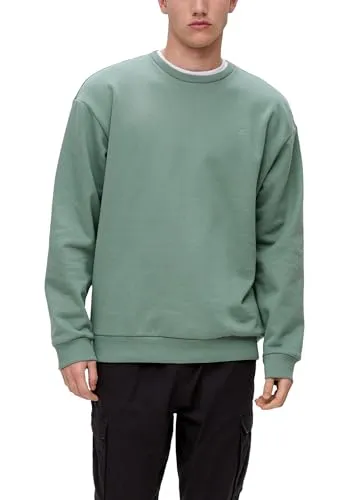 QS Sweatshirt mit Logo-Stickerei