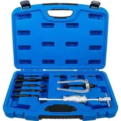 BGS 7710 Grundloch-Innenlager-Abzieher-Satz 10-tlg. - Praktischer 10-tlg. Innen-Abzieher-Satz mit Abziehdorne und Adapter, perfekt für das Ausziehen von Lagern mit Innendurchmesser 7 - 29 mm und Bauteilen mit Innengewinde.