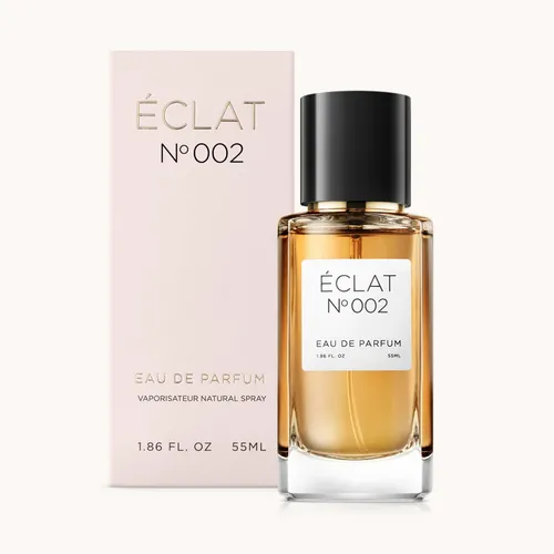 ÉCLAT 002 Damen Parfum, 55ml - Eau de Parfum für Damen mit einer einzigartigen Komposition aus Myrrhe, Gewürznelke und Amber – ein sinnlicher Duft für besondere Anlässe.